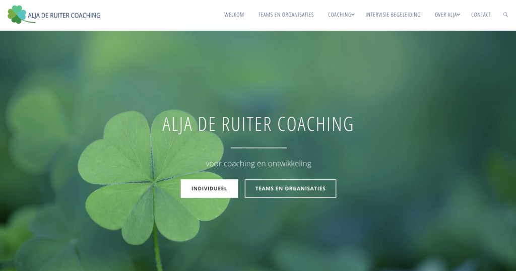Website Alja de Ruiter Home
